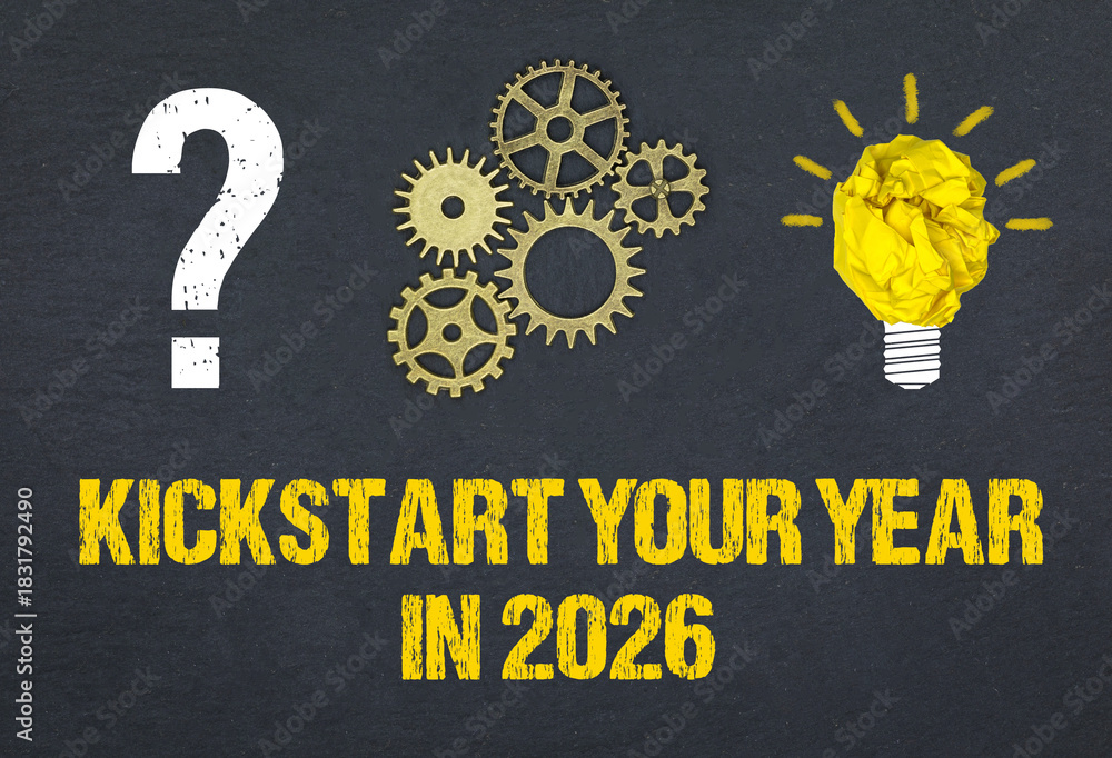Obraz premium Kickstart your year in 2026 