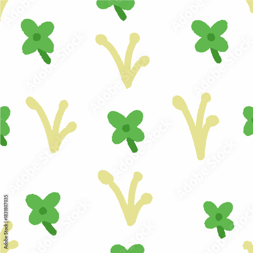 clip art cute watercolor illustration of children hand drawn doodles and sketch, daycare and nursery wallpaper