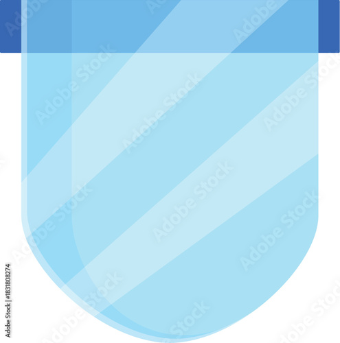 Protective face shield preventing infection from viruses and bacteria, ensuring safety and hygiene in medical settings