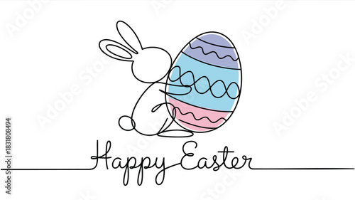 Minimalist single line drawing of a person with a bun representing simplicity and modern design