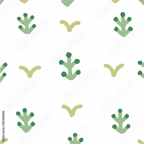 clip art cute watercolor illustration of children hand drawn doodles and sketch, daycare and nursery wallpaper