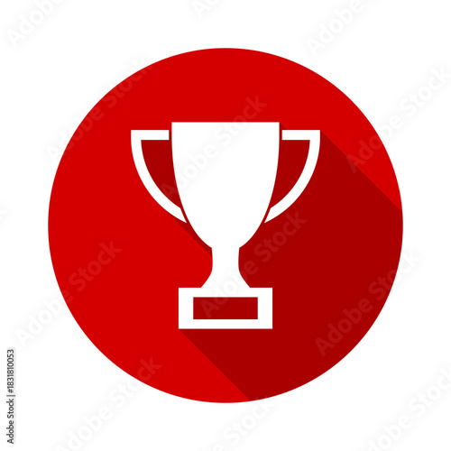 Trophy sign icon isolated on transparent background © sljubisa