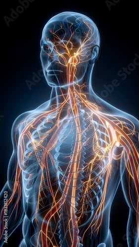 Exploring the intricate network of human nerves and their connections in the body