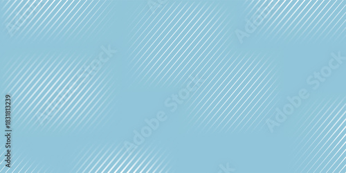 Blue and beige diagonal wavy lines seamless pattern. Simple vector abstract liquid stripes background. Funky groovy texture with diagonal waves, fluid shapes, flow. Stylish repeated decorative design