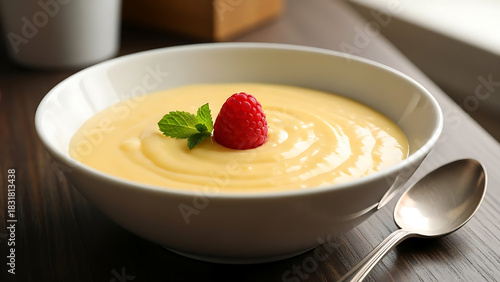 yogurt with strawberry