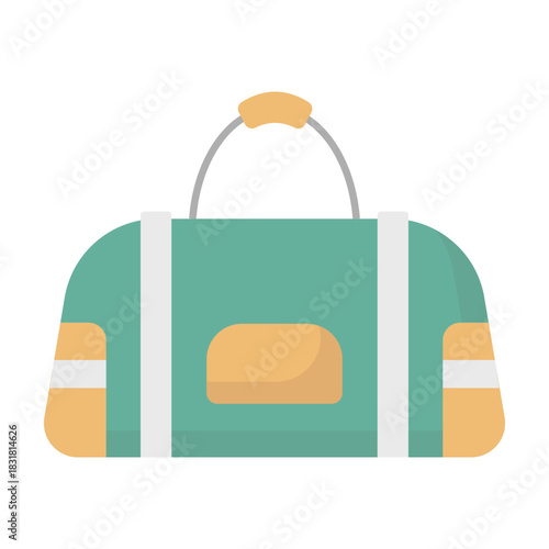 Gym Bag Vector icon which can easily modify or edit