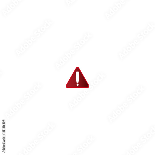 Red warning triangle with exclamation mark icon symbol caution isolated on transparent background Free Download Red warning triangle with exclamation mark icon symbol caution isolated on transparent background - GFXLoad