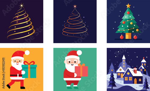  christmas vactor Design Illustrator