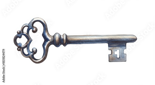 Antique key illustration