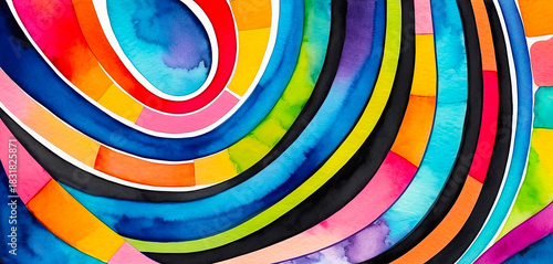 Bright multicolored background, abstract colorful pattern