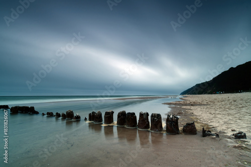 Fototapeta Naklejka Na Ścianę i Meble -  The landscape on the Baltic Sea.