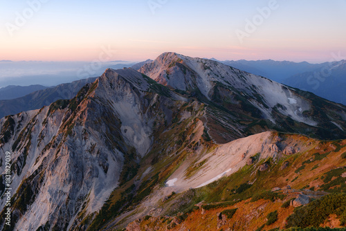 日本の山岳風景