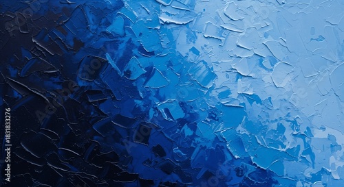 Blue minimalist abstract gradient background