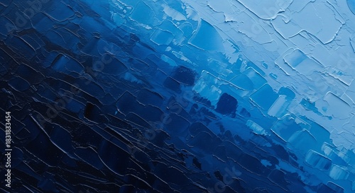 Blue minimalist abstract gradient background