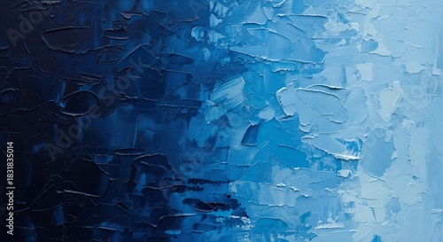 Blue minimalist abstract gradient background