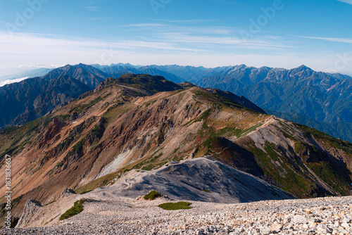 日本の山岳風景
