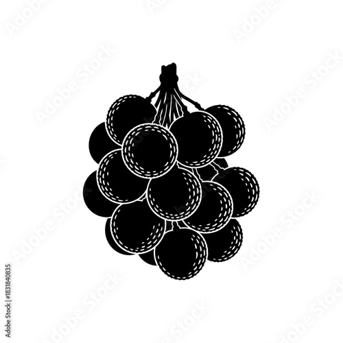 black and white christmas decoration