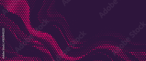 red and blue diagonal halftone background design