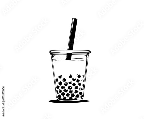Bubble Tea Dream | Clean, isolated vector art for creative projects.
