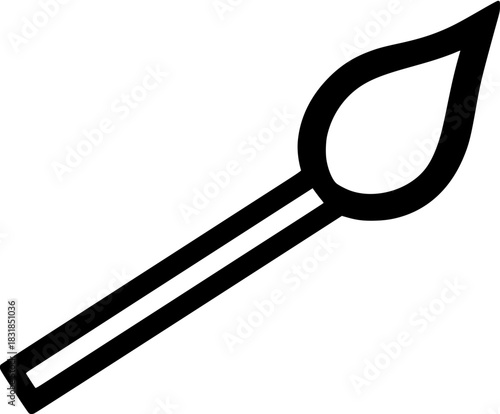 Striking Simplicity: Match Compass Black White | Clean, isolated vector art for creative projects.