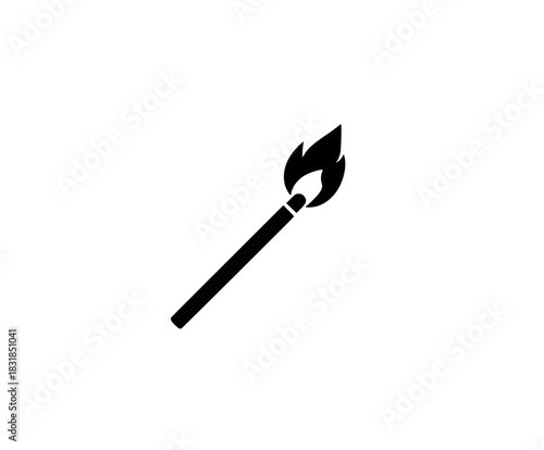 Ancient Wisdom: Lone Spark | Clean, isolated vector art for creative projects.