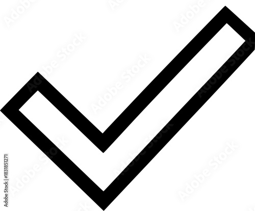 Checkmark - Symbol Success | Clean, isolated vector art for creative projects.