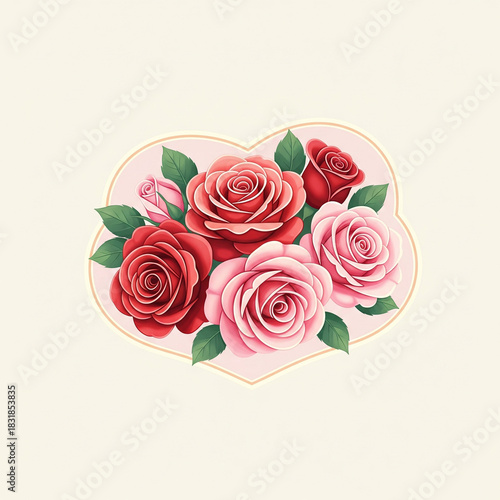 Mother's Day rose icon
