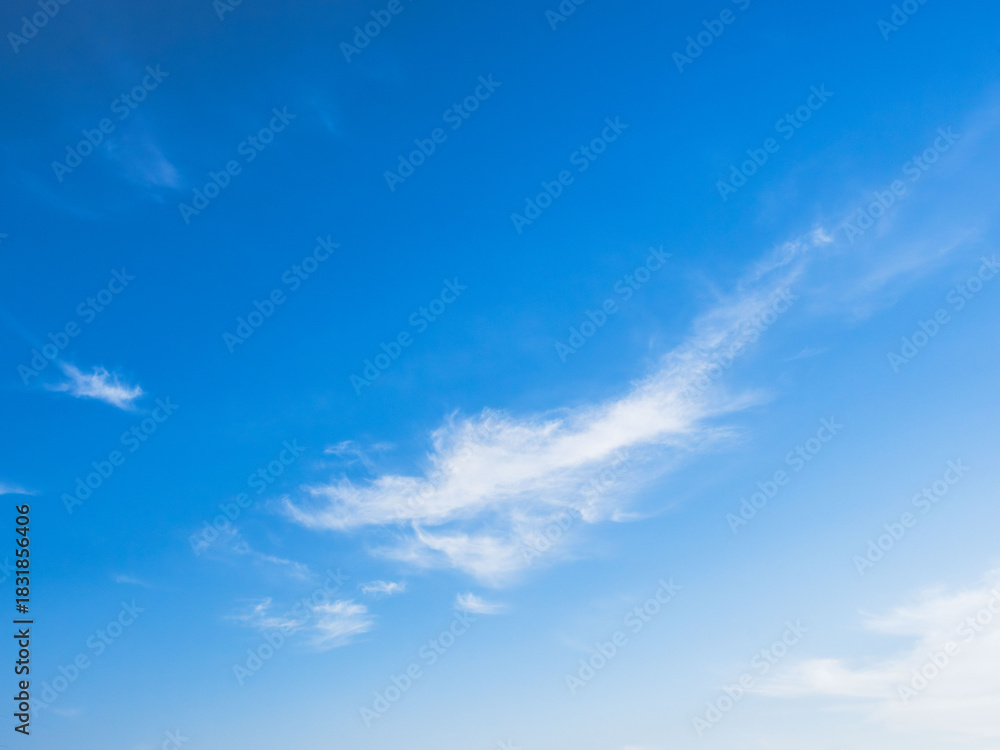 Obraz premium 初冬の空 青空と雲25