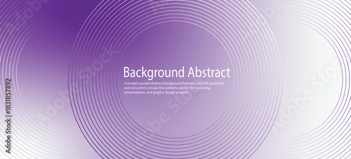 Purple Abstract Circular Line Background