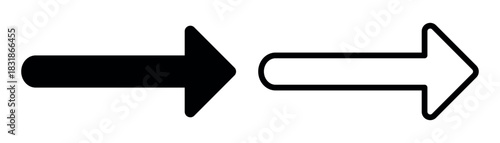 Arrow icon. Versatile design elements for interfaces, navigation, UI UX projects, infographics, graphic design use