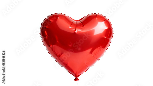 Heart-shaped red balloon for celebrations and special occasions