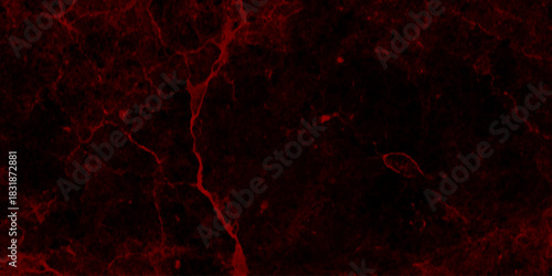 Dark red scratch and crack grunge distressed dust wall background. panorama dark red stone marble slate backdrop vintage background. pattern and texture of cracks, scratch rusty wall and chip.