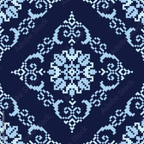 Geometric pattern designed for wallpaper, ceramics, pillowcases, backgrounds, decoration, fabrics, clothing, seamless.