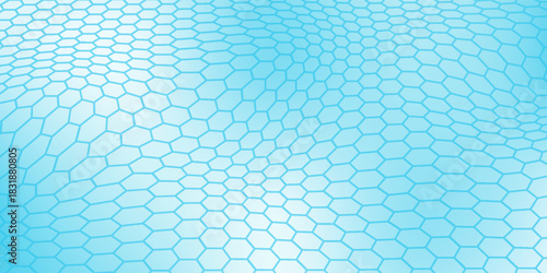 Abstract EPS10 vector cool blue hexagon design background template perfect for healthcare, medical and science and various websites, artworks, graphics, cards, banners, ads and much more.