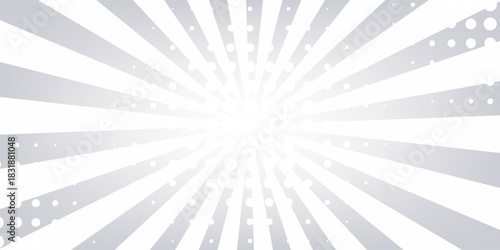 Ray sun light. Sunburst background. Radial circle line. Pattern starburst. Comic beam lines. Sun effect rays. Abstract firework. Concentration stripe. Cartoons lightning style. Vector illustration