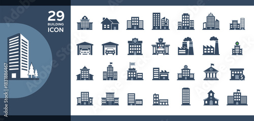 Building Icon Set