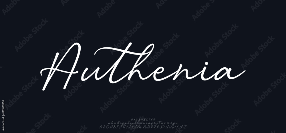 Fototapeta premium Lettering Minimal Fashion Designs Romance Elegant. Vector illustration word.