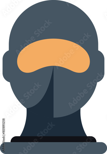 Immersive virtual reality experience shown by a person wearing a vr headset, viewed from the back