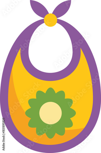 Cartoon baby bib, a practical and stylish accessory for mealtimes