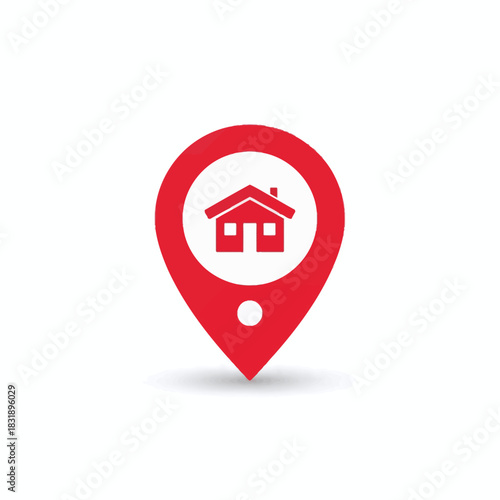 Hotel Location Pin Icon, map pointer icons