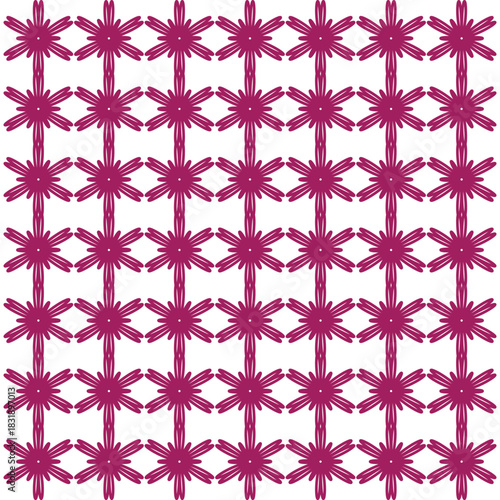 Floral Starburst Geometry Design