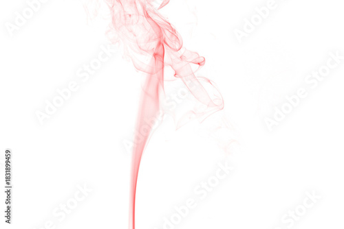 Abstract red and black swirls of light create a dramatic and mysterious visual effect against a dark background