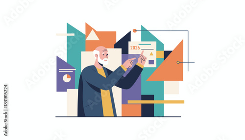 Senior advisor points to 2026 financial plan Strategy goal setting and future business projection