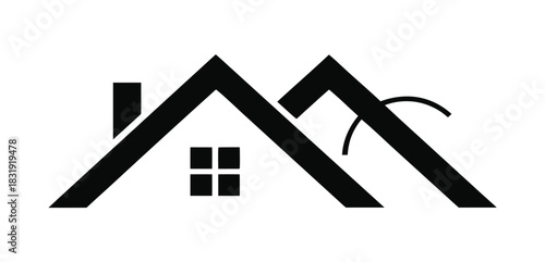 House roof logo 
