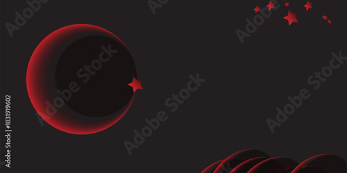 Modern gradient poster background vector set. Minimalist style cover template with vibrant perspective 3d geometric prism shapes collection. Ideal design for social media, cover, banner, flyer.