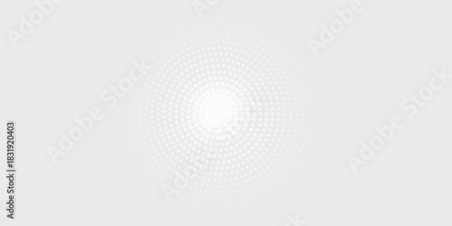 Dot white gray wave light technology texture background. Abstract big data digital concept.