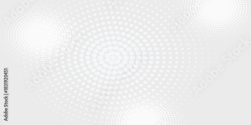 Dot white gray wave light technology texture background. Abstract big data digital concept.