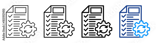 Functionality Icon Different Style Outline Collection Set