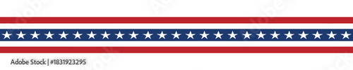 United States flag. Stars and stripes ribbon 
