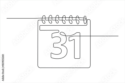 Concept of the end of the month or a major deadline day